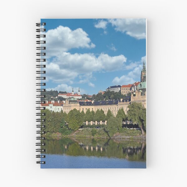 Item preview, Old town and Prague Castle Vltava riverside cityscape Czech republic designed and sold by goceris.
