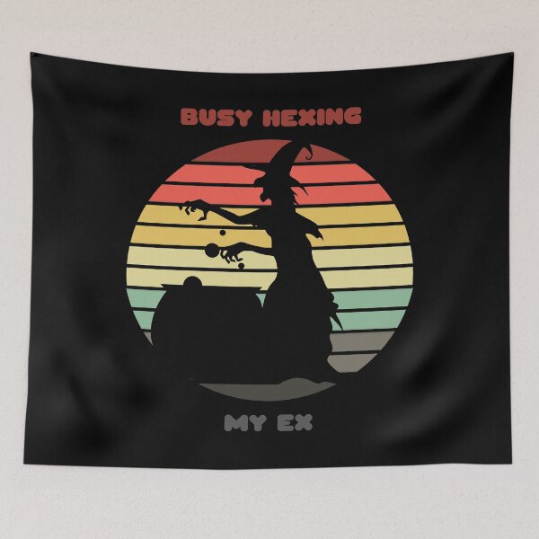 Item preview, Sunset Witch / Busy Hexing My Ex designed and sold by Nathalie Aynié.