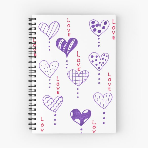 Item preview, Purple Hearts and Love Collage designed and sold by ckylin.