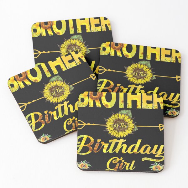 Item preview, Brother Of The Birthday Girl Dad Sunflower Gifts designed and sold by LaThresRice.