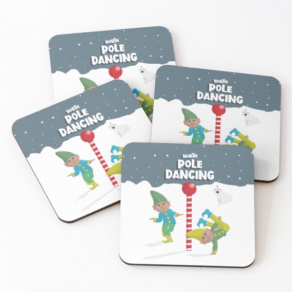 Item preview, North 'Pole Dancing' Elves designed and sold by VicEllisArt.