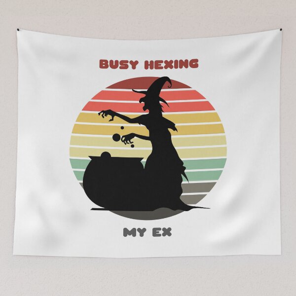 Item preview, Sunset Witch / Busy Hexing My Ex designed and sold by Nathalie Aynié.