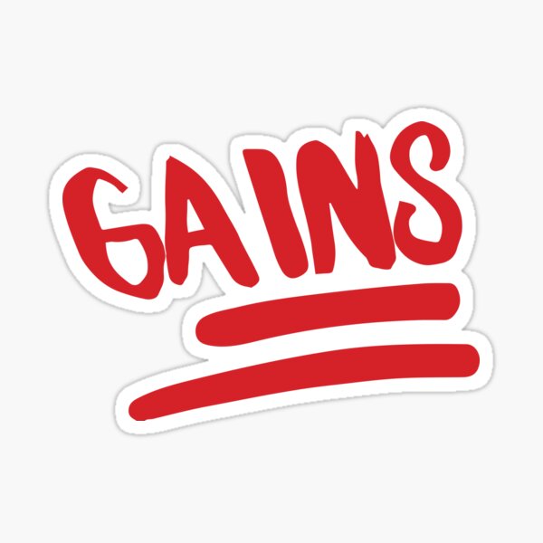 Emoji Gains Sticker