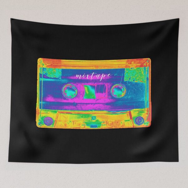 Item preview, Mixtape - rainbow version designed and sold by Dyrk Wyst Redbubble Shop.