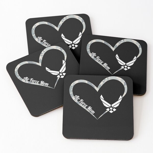 Item preview, Proud Air Force Mom Heart Gift Military Mother Moms of Airmen designed and sold by Simeon	 Dorelus.