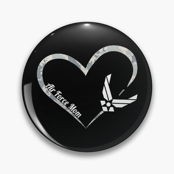 Item preview, Proud Air Force Mom Heart Gift Military Mother Moms of Airmen designed and sold by Simeon	 Dorelus.