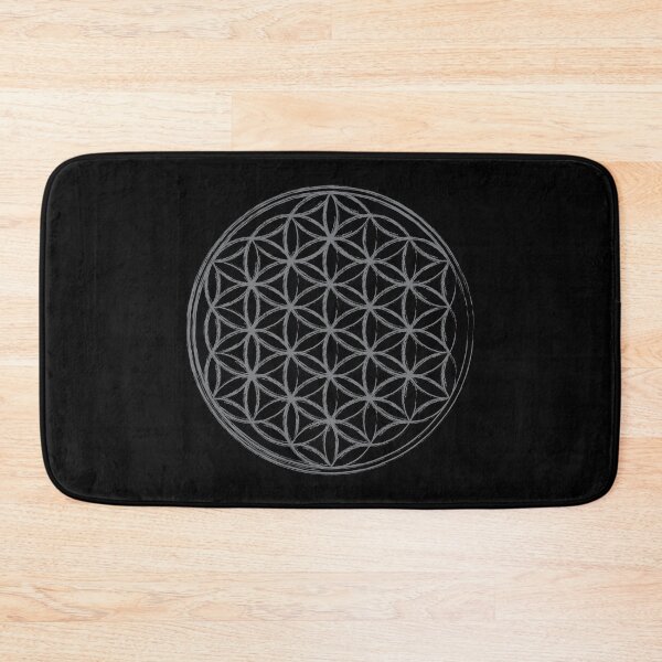 Item preview, Sacred Geometry Flower of Life Symbol in Brush Stroke Design  designed and sold by be-a-nice-human.