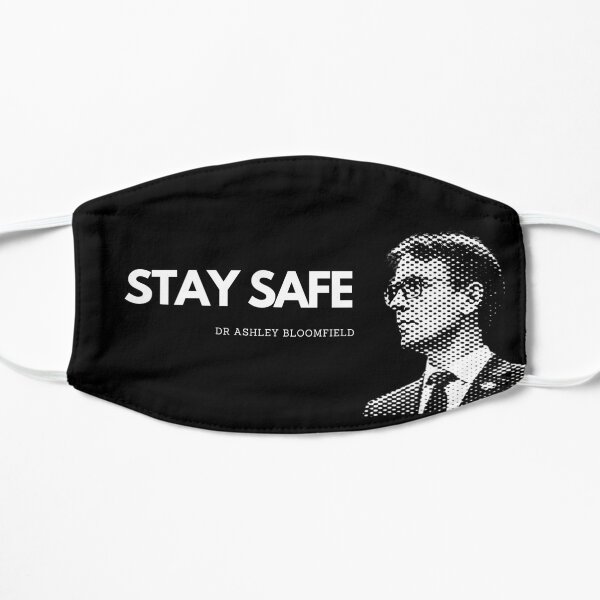 Dr Ashley Bloomfield - Stay Safe Flat Mask
