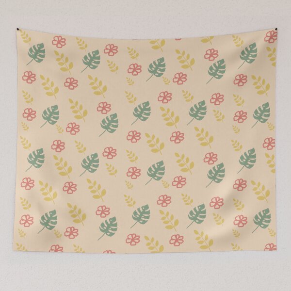 Item preview, plant pattern warm color vibes designed and sold by Emmilatte.