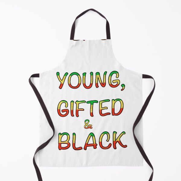 Item preview, Young gifted and black words  - Rasta colours Colors distressed pattern white background  designed and sold by Artonmytee.