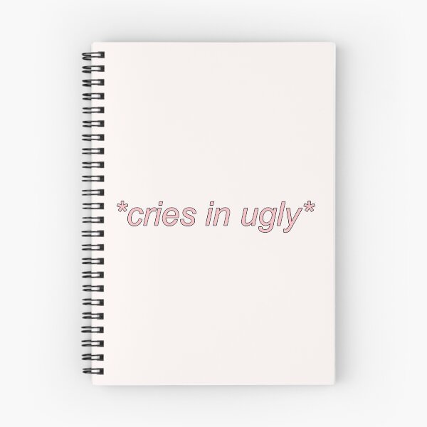 Item preview, Cries in Ugly Pink Quote designed and sold by CaitlinCerys.