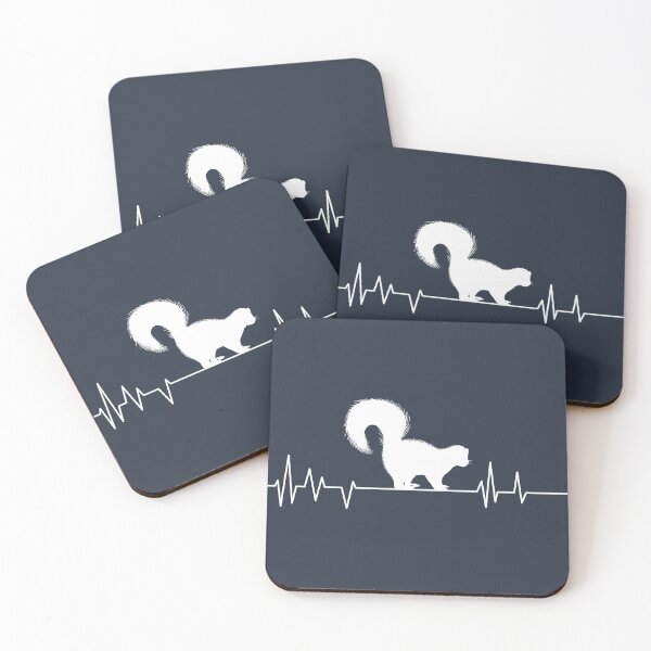 Item preview, Skunk heartbeat lover,Skunk  animal in wildlife designed and sold by ELmezz.