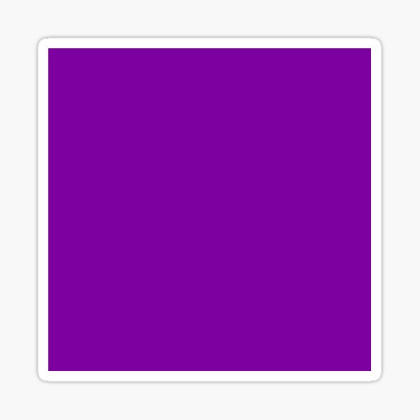 Purple Color Sticker