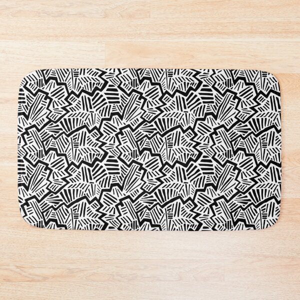 Item preview, Black and white African style pattern designed and sold by MeaniePanda.