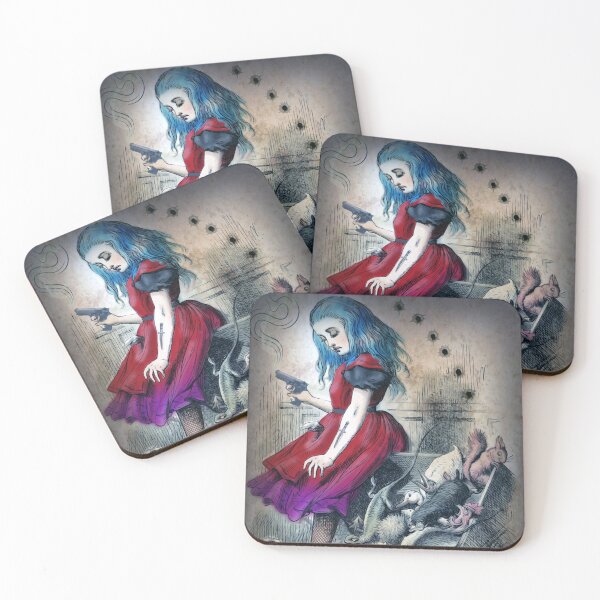 Item preview, Alice in Wonderland Pulp Fiction Gangster designed and sold by Nikolai Bird.