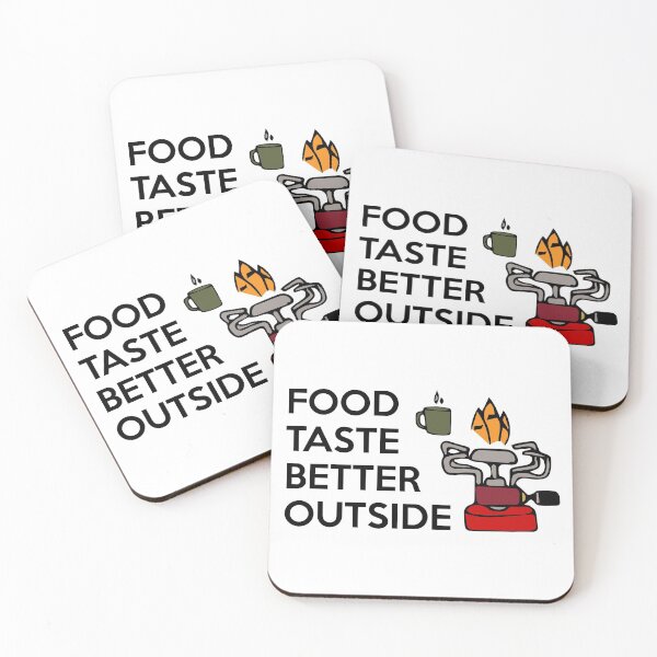 Item preview, Food taste better outside designed and sold by ByEmil.