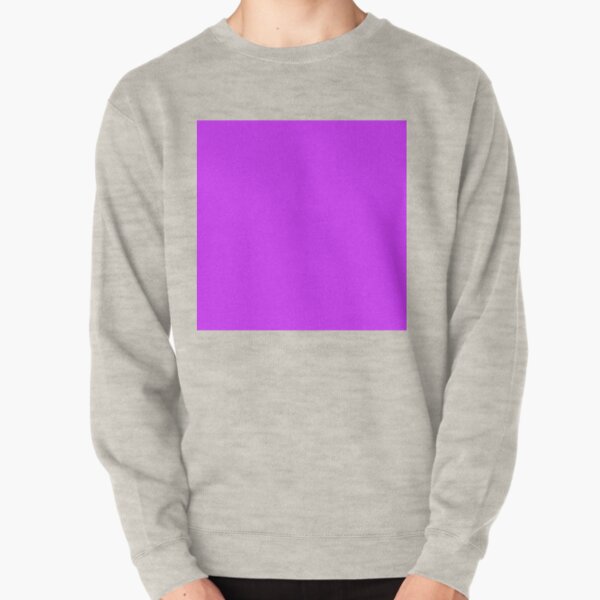 Neon Purple Pullover Sweatshirt
