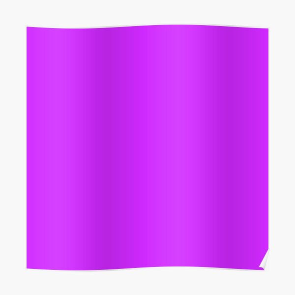 Neon Purple Poster
