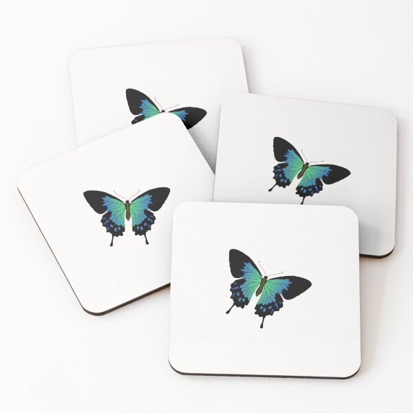 Item preview, Blue Swallowtail butterfly cartoon designed and sold by OneTimeEngineer.