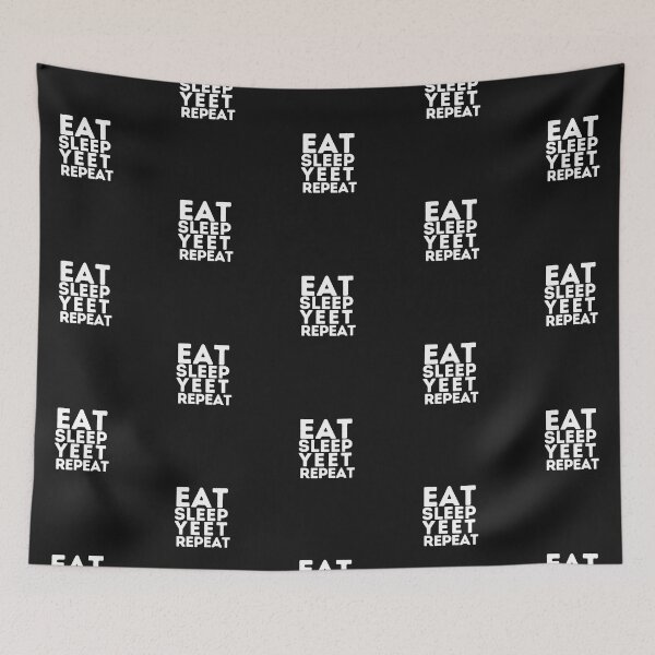 Item preview,  eat sleep yeet repeat retro designed and sold by Sharon111.