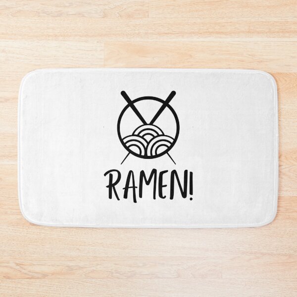 Item preview, Ramen Noodle Bowl Logo Black designed and sold by javes93.