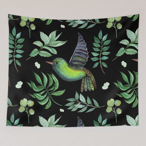 Item preview, Bird with leaves designed and sold by TeeZoneZtore.