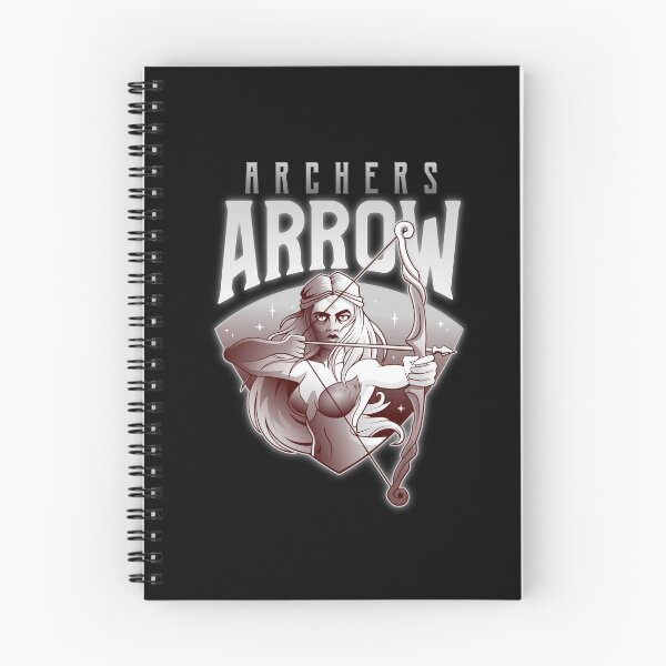 Item preview, Archer Girl Glowing Arrow Shot White Grey designed and sold by jacks-tees.