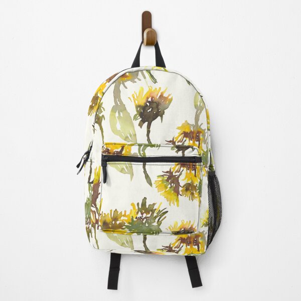 Item preview, Watercolor yellow gerbera artistic pattern design on lemon color designed and sold by EarthyPlanty.