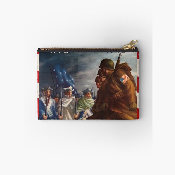 Item preview, Americans will always fight for liberty 1778 1943 vintage illustration designed and sold by conceptDVS.