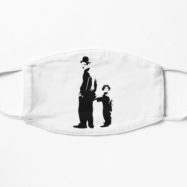 Charlie Chaplin - The Kid 1921 - Obra de arte para la pared, pósters, impresiones, camisetas, bolsos, hombres, mujeres, niños Mascarilla
