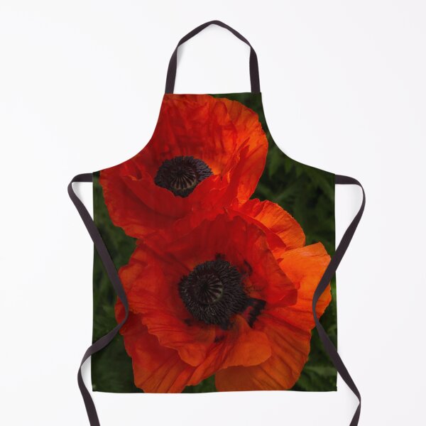 Item preview, Hot Red Poppy Duo - Vertical designed and sold by Georgia Mizuleva.