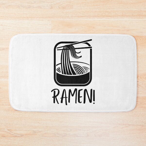 Item preview, Ramen Noodle Bowl Yummy Black designed and sold by javes93.