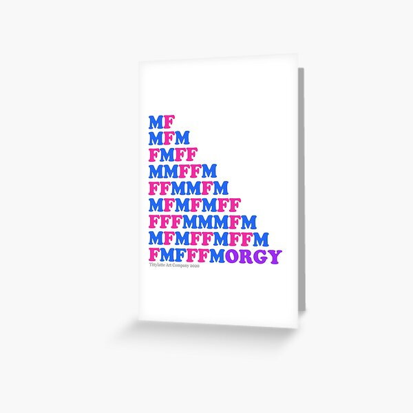 MFMFMFMFMFM Greeting Card