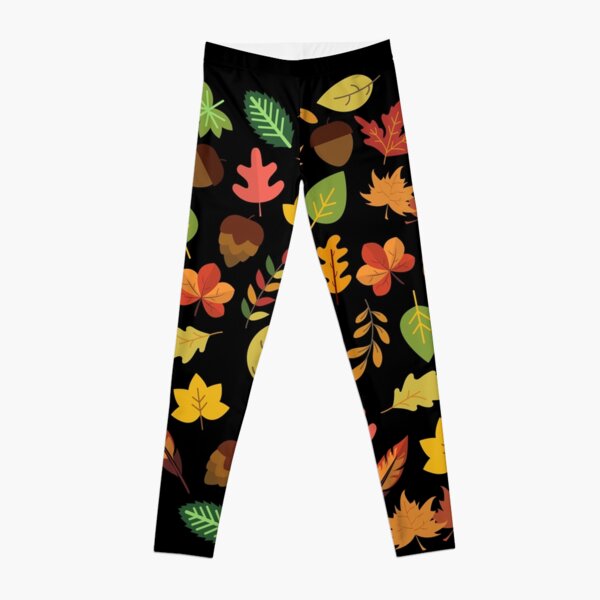 Colorful Leaves in Fall Leggings