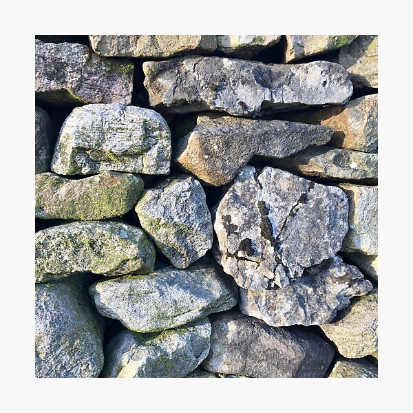 Dry stone wall Photographic Print