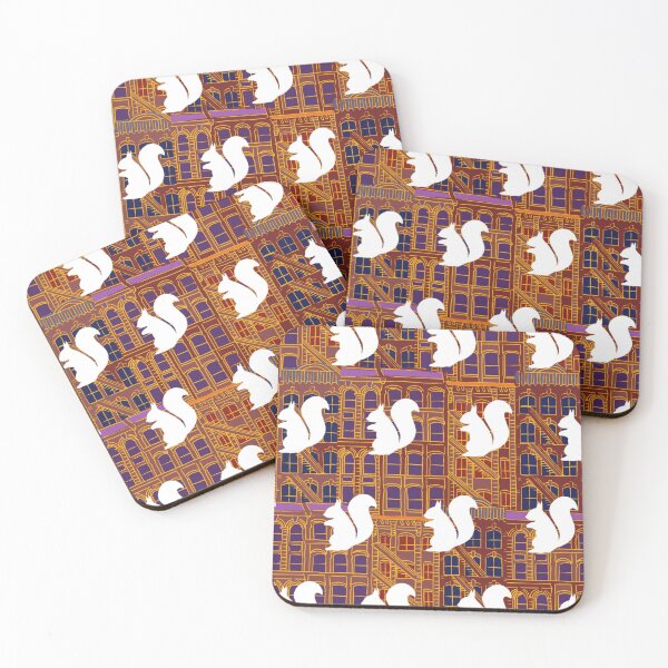 Item preview, Squirrel in NYC designed and sold by Peppypatterns.