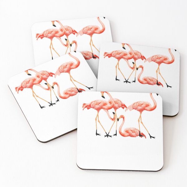 Item preview, Flamingo Flock, Love Flamingos Tropical Birds designed and sold by Logiamerch.