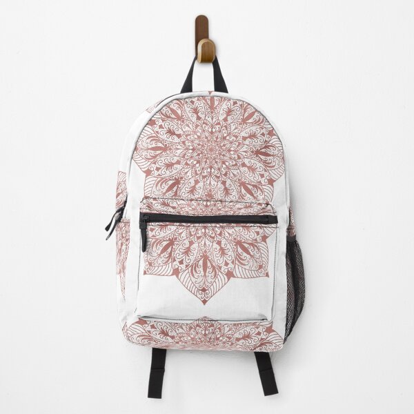Item preview, Rose Gold Mandala on Rose Gold and Grey Marble designed and sold by harmoneer.