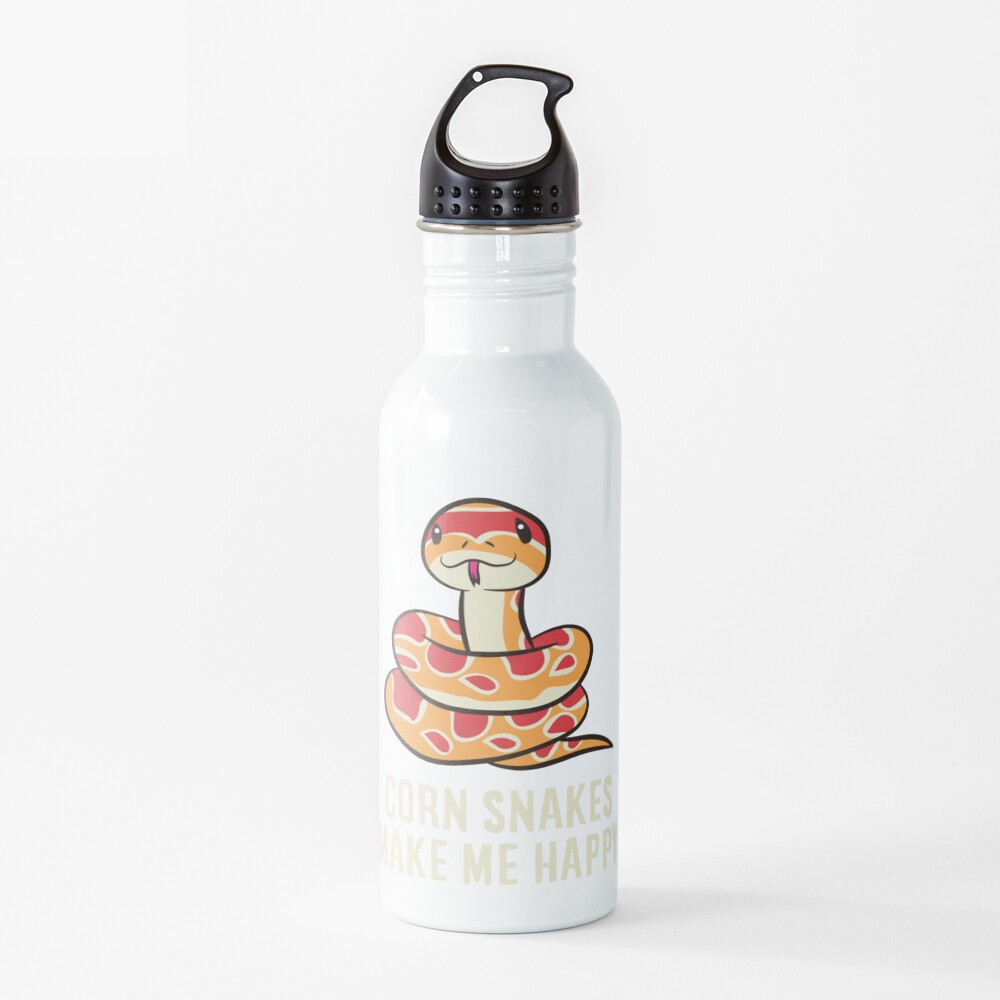 Corn snake - Corn snakes make me happy Water Bottle