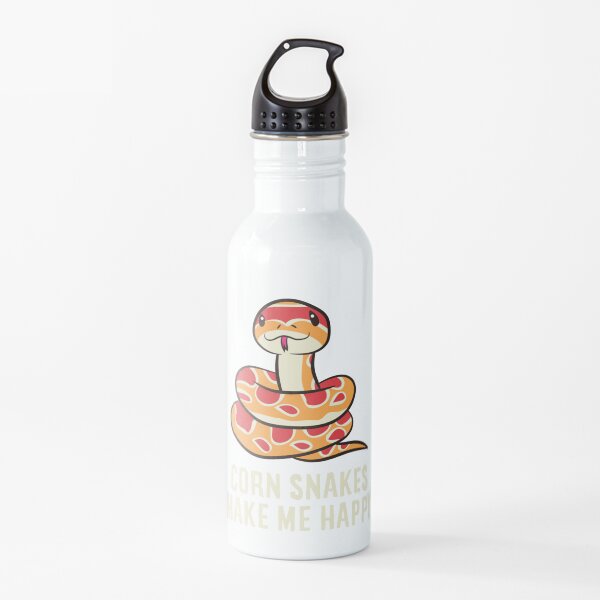 Corn snake - Corn snakes make me happy Water Bottle