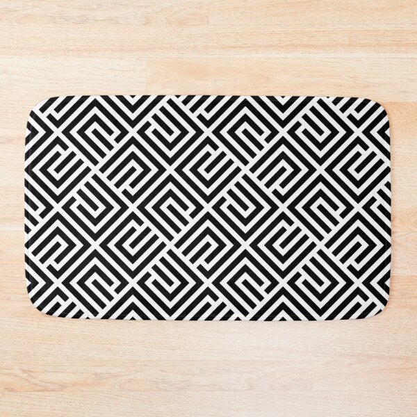Item preview, LABYRINTH TILES PATTERN BLACK AND WHITE, BY SUBGIRL designed and sold by SUBGIRL.
