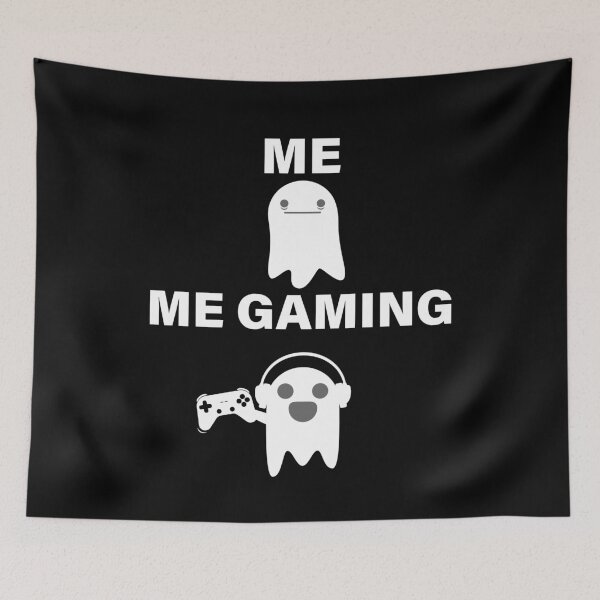 Item preview, HALLOWEEN GHOST ME WITH GAMING  designed and sold by TheFirstOne.