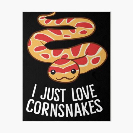 Corn snake - Corn snakes make me happy Art Board Print by Mohja