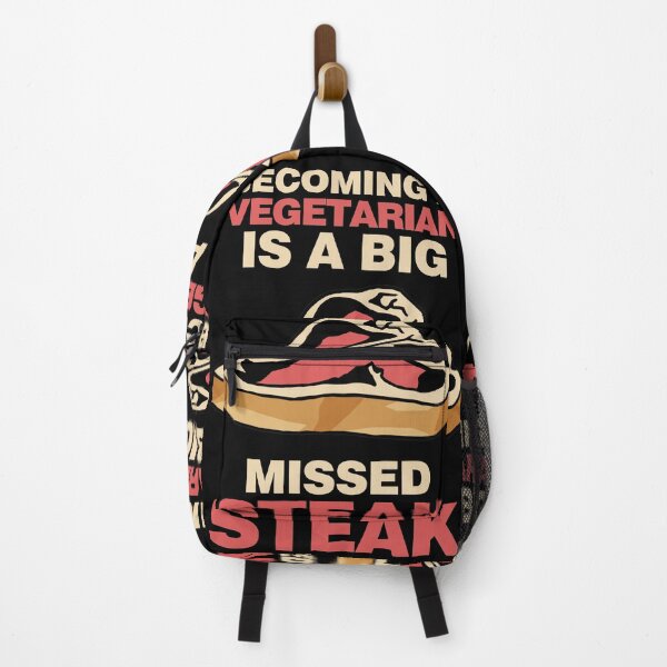 Item preview, Becoming A Vegetarian Is A Big Missed Steak designed and sold by KewaleeTee.