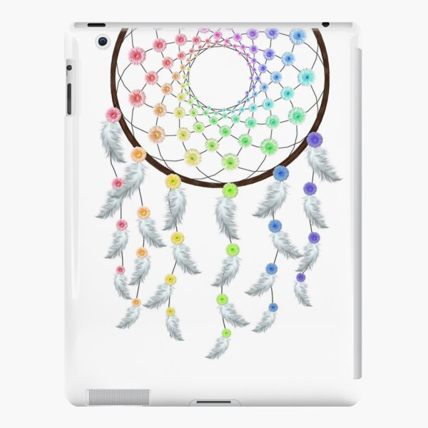 Flower Rainbow Dream Catcher iPad Snap Case