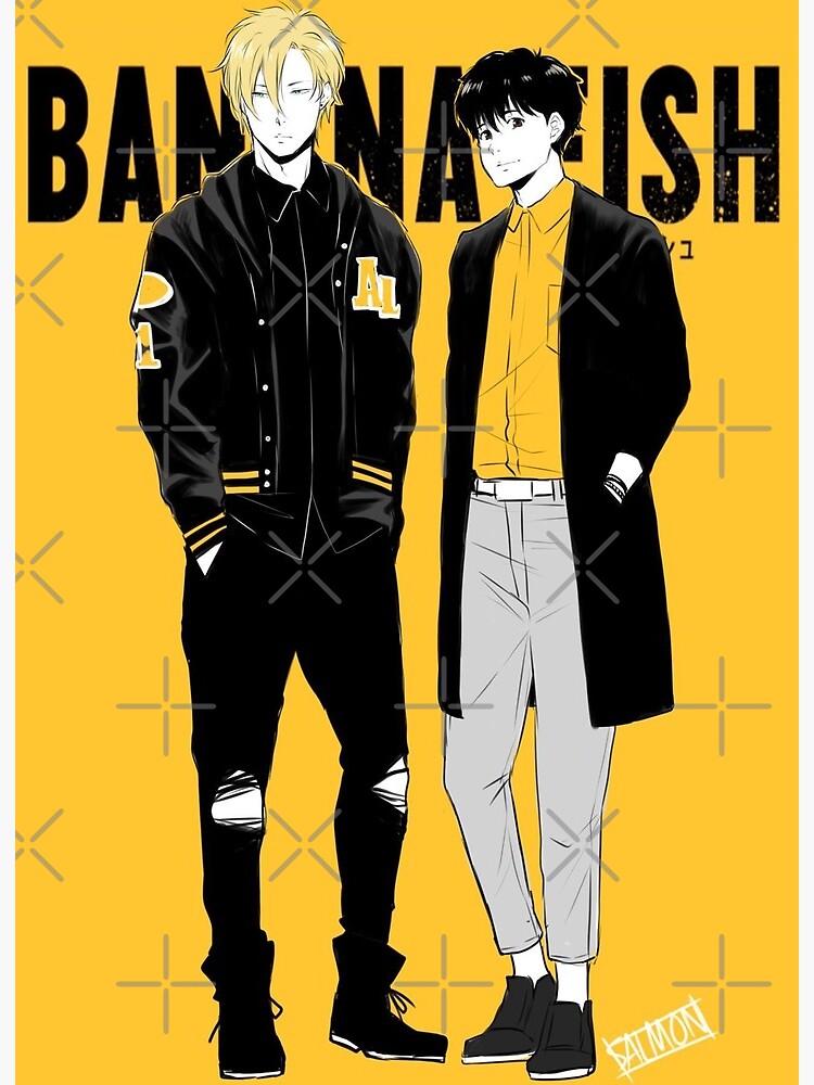 Banana Fish - Ash Lynx and Eiji Okumura Art Board Print for Sale