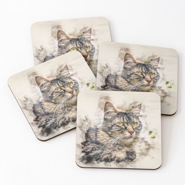 Item preview, Monsanto Stray Cat Watercolor designed and sold by lugamor.