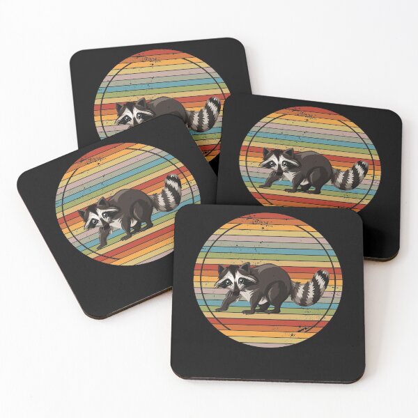 Item preview, Retro racoon designed and sold by bestshirtdesign.