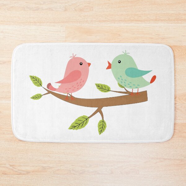Item preview, Cute birds on a twig designed and sold by PepaAnaRB.