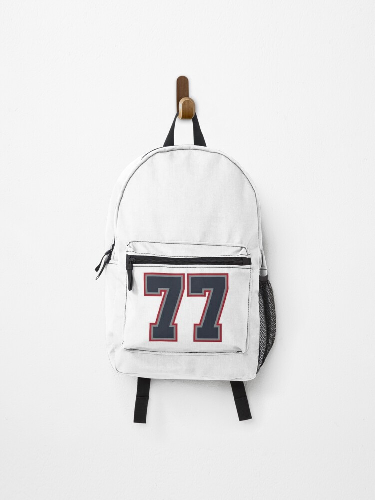 77 Navy Grey Red Sports Number Seventy-Seven Sticker for Sale by  HelloFromAja